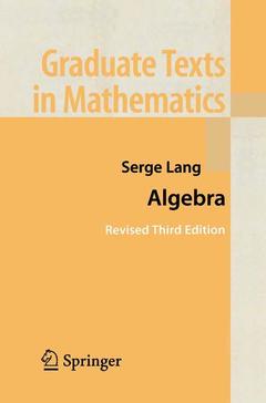 Couverture de l’ouvrage Algebra