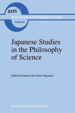 Cover of the book Japanese Studies in the Philosophy of Science