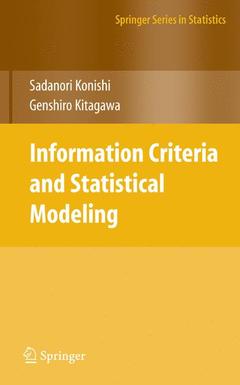 Cover of the book Information Criteria and Statistical Modeling