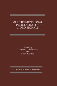 Couverture de l’ouvrage Multidimensional Processing of Video Signals