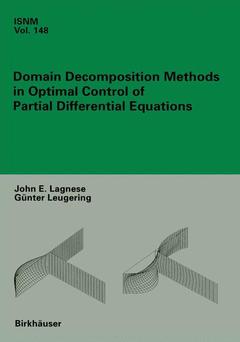 Couverture de l’ouvrage Domain Decomposition Methods in Optimal Control of Partial Differential Equations