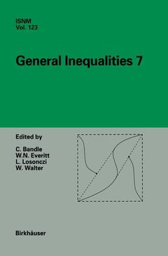 Couverture de l’ouvrage General Inequalities 7