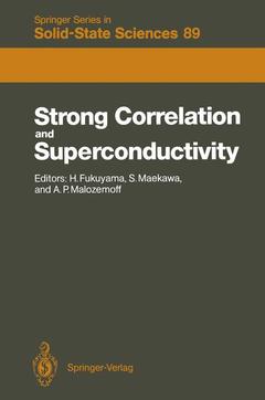 Couverture de l’ouvrage Strong Correlation and Superconductivity