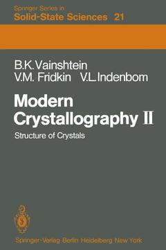 Couverture de l’ouvrage Modern Crystallography II