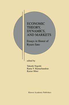 Couverture de l’ouvrage Economic Theory, Dynamics and Markets