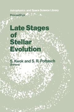 Couverture de l’ouvrage Late Stages of Stellar Evolution