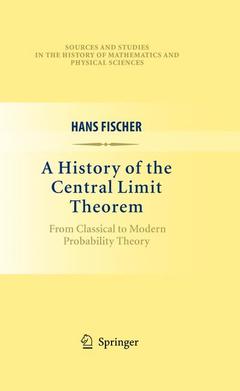 Couverture de l’ouvrage A History of the Central Limit Theorem