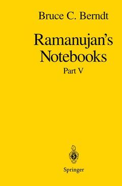 Cover of the book Ramanujan’s Notebooks