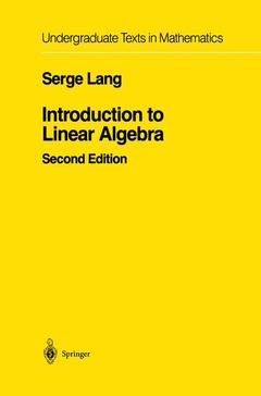 Couverture de l’ouvrage Introduction to Linear Algebra