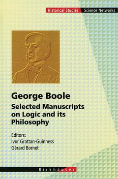 Couverture de l’ouvrage George Boole