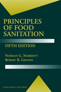 Couverture de l’ouvrage Principles of Food Sanitation
