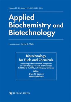Cover of the book Twentieth Symposium on Biotechnology for Fuels and Chemicals