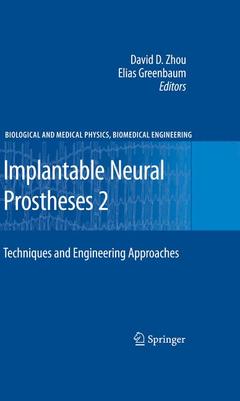 Couverture de l’ouvrage Implantable Neural Prostheses 2