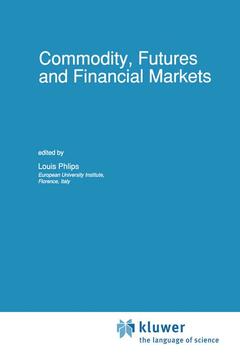 Couverture de l’ouvrage Commodity, Futures and Financial Markets