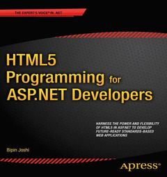 Cover of the book HTML5 Programming for ASP.NET Developers