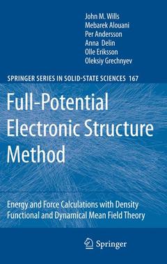 Couverture de l’ouvrage Full-Potential Electronic Structure Method