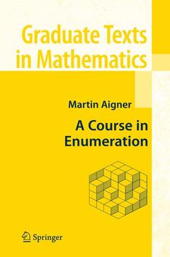 Cover of the book A Course in Enumeration