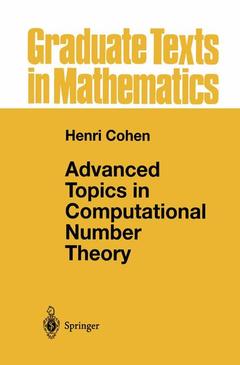 Couverture de l’ouvrage Advanced Topics in Computational Number Theory