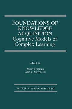 Couverture de l’ouvrage Foundations of Knowledge Acquisition