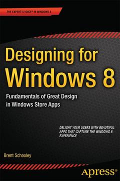 Couverture de l’ouvrage Designing for Windows 8
