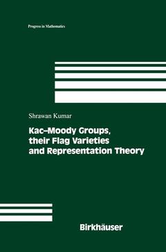 Cover of the book Kac-Moody Groups, their Flag Varieties and Representation Theory
