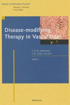 Couverture de l’ouvrage Disease-modifying Therapy in Vasculitides