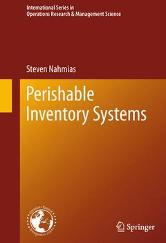 Couverture de l’ouvrage Perishable Inventory Systems