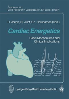 Couverture de l’ouvrage Cardiac Energetics