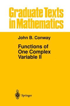Couverture de l’ouvrage Functions of One Complex Variable II
