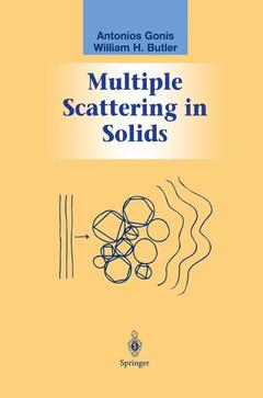 Couverture de l’ouvrage Multiple Scattering in Solids