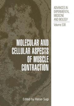 Couverture de l’ouvrage Molecular and Cellular Aspects of Muscle Contraction
