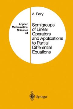 Couverture de l’ouvrage Semigroups of Linear Operators and Applications to Partial Differential Equations