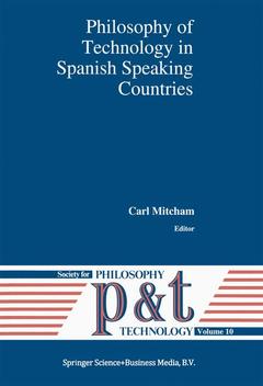 Couverture de l’ouvrage Philosophy of Technology in Spanish Speaking Countries