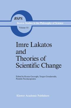 Cover of the book Imre Lakatos and Theories of Scientific Change