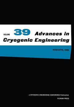 Couverture de l’ouvrage Advances in Cryogenic Engineering