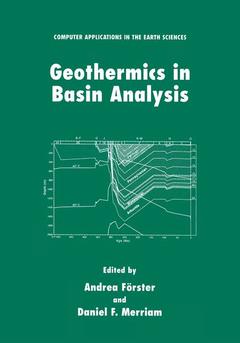 Couverture de l’ouvrage Geothermics in Basin Analysis