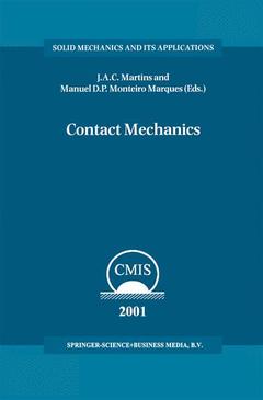 Couverture de l’ouvrage Contact Mechanics