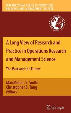 Couverture de l’ouvrage A Long View of Research and Practice in Operations Research and Management Science
