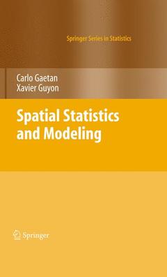 Couverture de l’ouvrage Spatial Statistics and Modeling