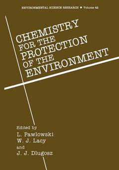 Cover of the book Chemistry for the Protection of the Environment