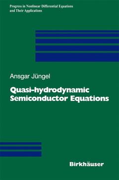Couverture de l’ouvrage Quasi-hydrodynamic Semiconductor Equations