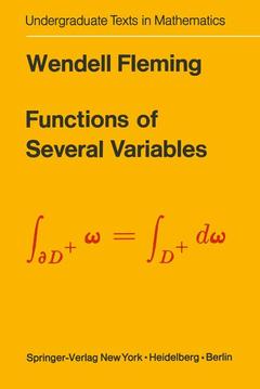 Couverture de l’ouvrage Functions of Several Variables