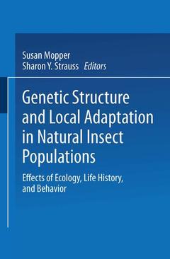Couverture de l’ouvrage Genetic Structure and Local Adaptation in Natural Insect Populations
