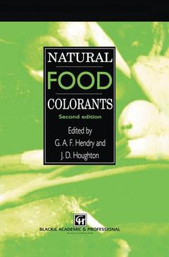 Couverture de l’ouvrage Natural Food Colorants