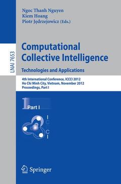 Cover of the book Computational Collective Intelligence. Technologies and Applications