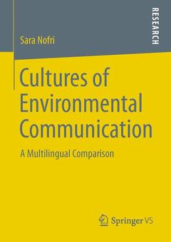 Couverture de l’ouvrage Cultures of Environmental Communication