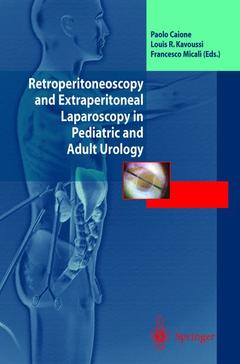 Cover of the book Retroperitoneoscopy and Extraperitoneal Laparoscopy in Pediatric and Adult Urology