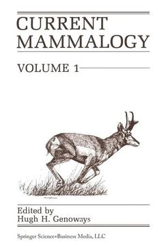 Couverture de l’ouvrage Current Mammalogy