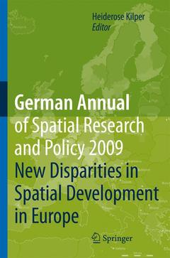 Couverture de l’ouvrage German Annual of Spatial Research and Policy 2009