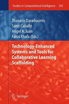 Couverture de l’ouvrage Technology-Enhanced Systems and Tools for Collaborative Learning Scaffolding